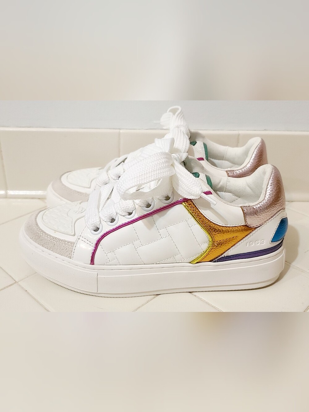 Kurt Geiger London Southbank Platform Sneakers Women's Size 9/EU 40(Runs Small)